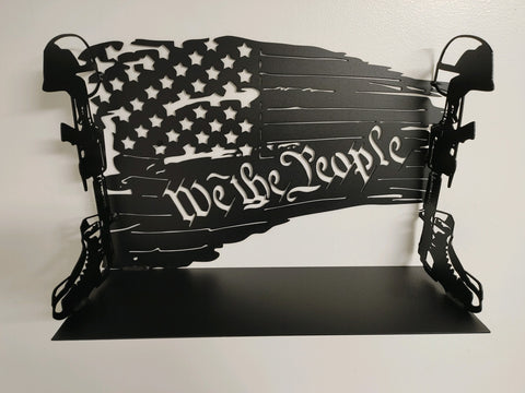 We The People Flag Shelf