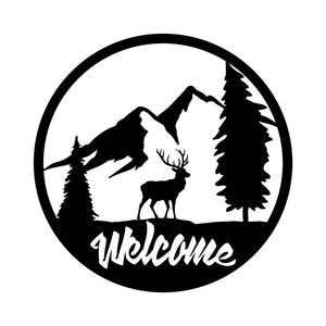 Welcome Elk Sign